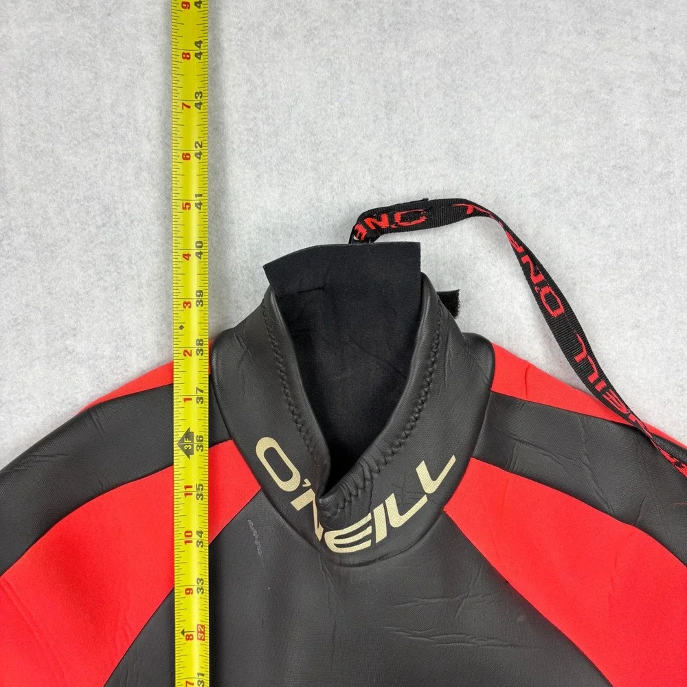 Vintage ONeill Blast Shorty Wetsuit USA Made 80s 90s Springsuit Red Black Large